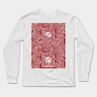 Ocean Wave Personification Long Sleeve T-Shirt